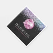 Serviette En Papier Mariée Paillettes Disco Tendance Ère Enterrement d (Coin)