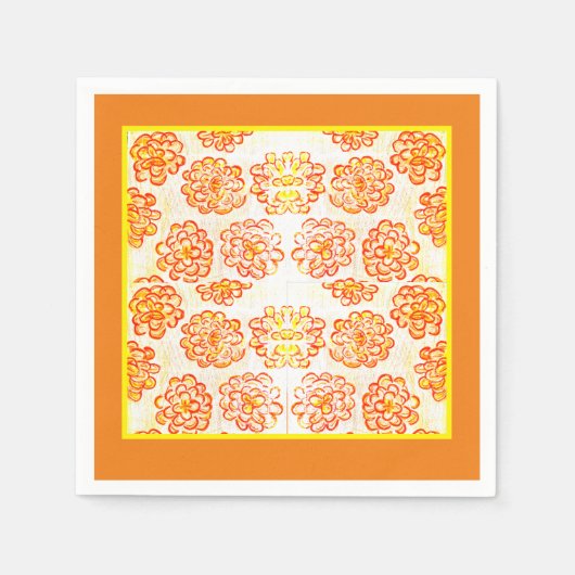 Serviette En Papier Marigolds (Devant)