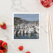 Serviette En Papier Marina du Tréport en France (En situation)