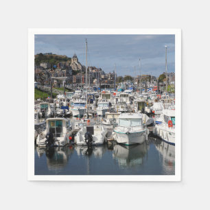 Serviette En Papier Marina du Tréport en France