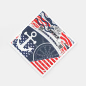 Serviette En Papier Marine américaine (Coin)