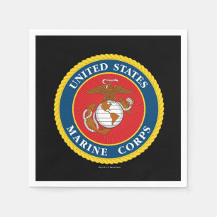 Serviette En Papier Marine des États-Unis Marine Corps Seal 1