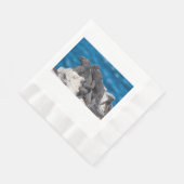 Serviette En Papier Marine Iguana (Coin)