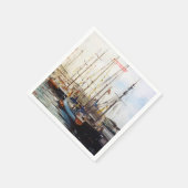 Serviette En Papier Marine/Marine/Marinez (Coin)