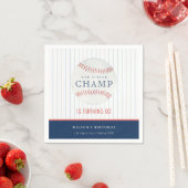 Serviette En Papier Marine Notre Petit Champ De Baseball N'Importe Que (En situation)