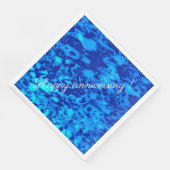 Serviette En Papier Marine Personnaliser profonde Eau douce de l'océan (Coin)