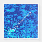 Serviette En Papier Marine Personnaliser profonde Eau douce de l'océan (Devant)