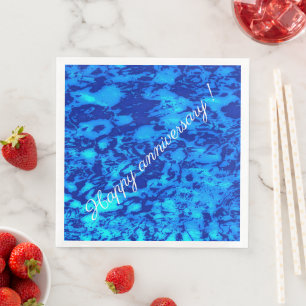 Serviette En Papier Marine Personnaliser profonde Eau douce de l'océan