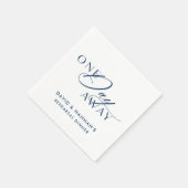 Serviette En Papier Marine Un Jour de serviettes pour le dîner de répé (Coin)