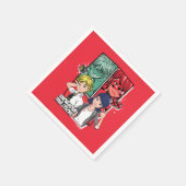 Serviette En Papier Marinette comique miqueuse & Adrien Véritables Cou (Coin)