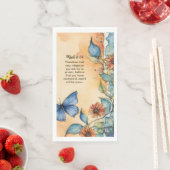 Serviette En Papier Mark 11:24 Bible chrétienne Verse Image (En situation)