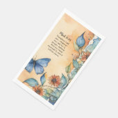 Serviette En Papier Mark 11:24 Bible chrétienne Verse Image (Coin)