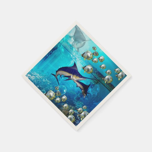 Serviette En Papier Marlin (Coin)