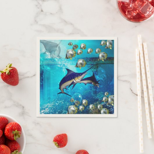 Serviette En Papier Marlin (En situation)