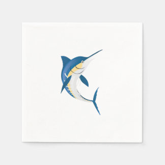 Serviette En Papier Marlin bleu
