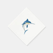 Serviette En Papier Marlin bleu (Coin)