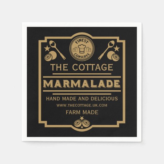 Serviette En Papier Marmalade Conserve Maker (Devant)