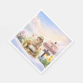 Serviette En Papier Marmotte (Coin)