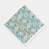 Serviette En Papier Marocco couleurs motif (Coin)