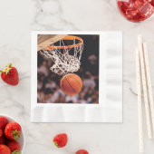Serviette En Papier Marquage au basket (En situation)
