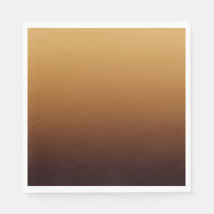 Serviette En Papier Marron Chocolat Doré Couleurs Chaudes