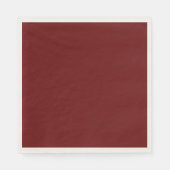 Serviette En Papier Marron, rouge foncé (Devant)