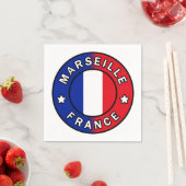 Serviette En Papier Marseille France (En situation)