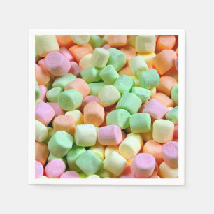 Serviette En Papier Marshmallows miniatures
