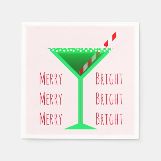 Serviette En Papier Martini (Devant)