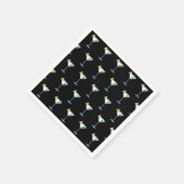 Serviette En Papier Martini Amateurs Cocktail Verre Bartender Alcool (Coin)