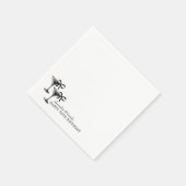 Serviette En Papier Martini Bow (Coin)