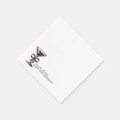 Serviette En Papier Martini Bow (Coin)