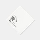 Serviette En Papier Martini Bow (Coin)