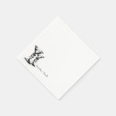 Serviette En Papier Martini Bows (Coin)