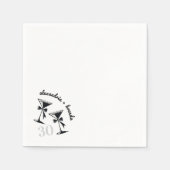 Serviette En Papier Martini Bows (Devant)