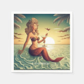 Serviette En Papier Martini Classy Mermaid Thunder_Cove (Devant)