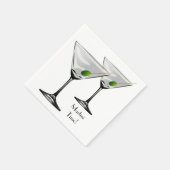 Serviette En Papier Martini Cockatl Party Napkin (Coin)