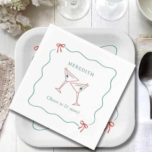 Serviette En Papier Martini fête ses 21 ans