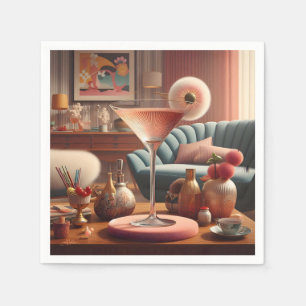 Serviette En Papier Martini Fleur de Cerisier Atomique