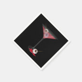 Serviette En Papier Martini Halloween avec Œil (Coin)