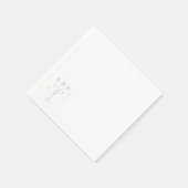 Serviette En Papier Martini Whimsical Rétro Main Tirée Initiales Perso (Coin)