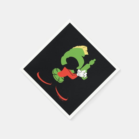 Serviette En Papier MARVIN MARTIAN™ Silhouette avec Raygun (Coin)