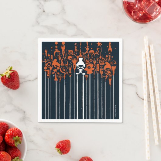 Serviette En Papier MARVIN THE MARTIAN™ Armes de destruction massive (En situation)