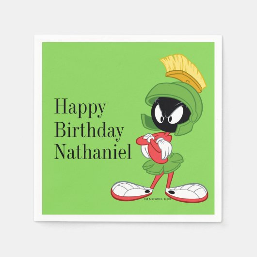 Serviette En Papier MARVIN THE MARTIAN™ | Arms crossed (Devant)