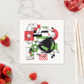 Serviette En Papier MARVIN THE MARTIAN™ Glitch (En situation)