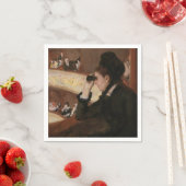 Serviette En Papier Mary Cassatt - Dans le loge (En situation)