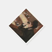 Serviette En Papier Mary Cassatt - Dans le loge (Coin)