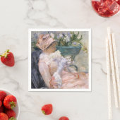 Serviette En Papier Mary Cassatt - La Coupe du Thé (En situation)