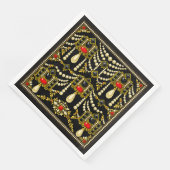 Serviette En Papier Mary Queen of Scots Jewells Inspired Design  (Coin)