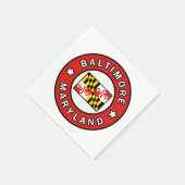 Serviette En Papier Maryland de Baltimore (Coin)